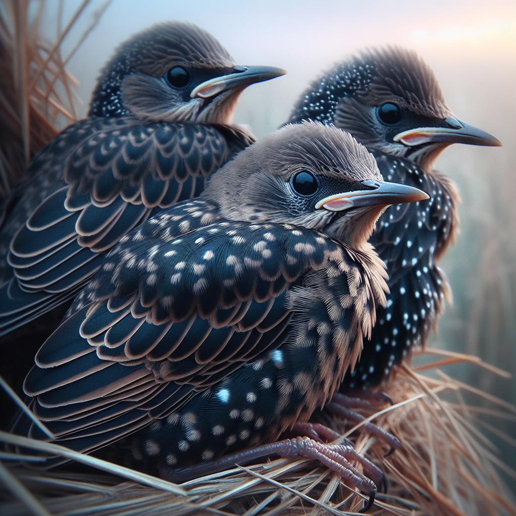 Wie sehen die Jungen von Stare aus? Vogelnatur